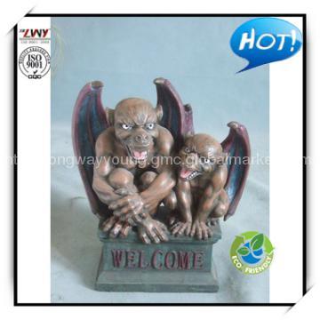 14.5 Inches Monster Resin Scuplture For Home Decoration