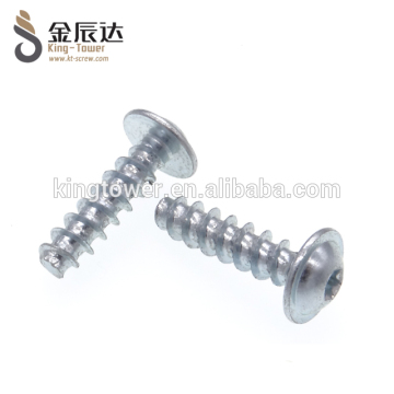 bottom threading cutting PB self tapping screws for plastic