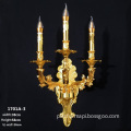 European Style Zinc Alloy French Candle Crystal Wall Lamp
