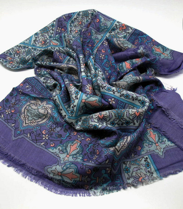 Printed Wool Scarf Yf 2013 910 01