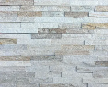 Popular Natural Gold Line Quarzite Stone Wall Paneling