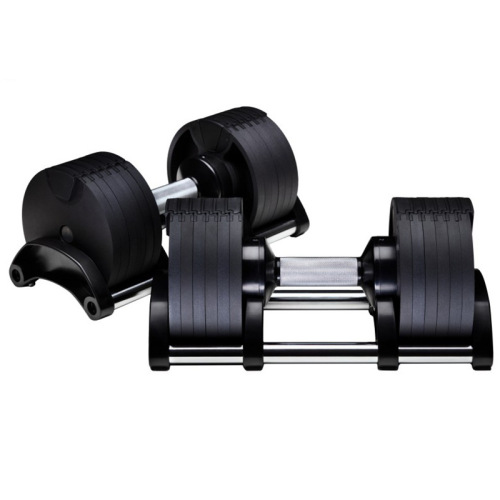 Stainless Steel Chassis Comfortable Handle Easy To Place Automatically Adjustable Dumbbell