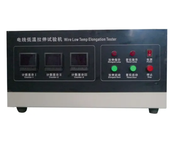 IEC60811-1-4 Low Temperature Tensile Testing Machine for Cable Insulation And Sheaths