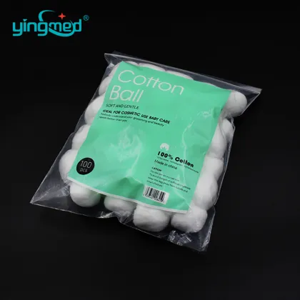 Disposable medical absorbent cotton ball