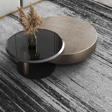 Stainless Steel Base Simplicity Coffee Table