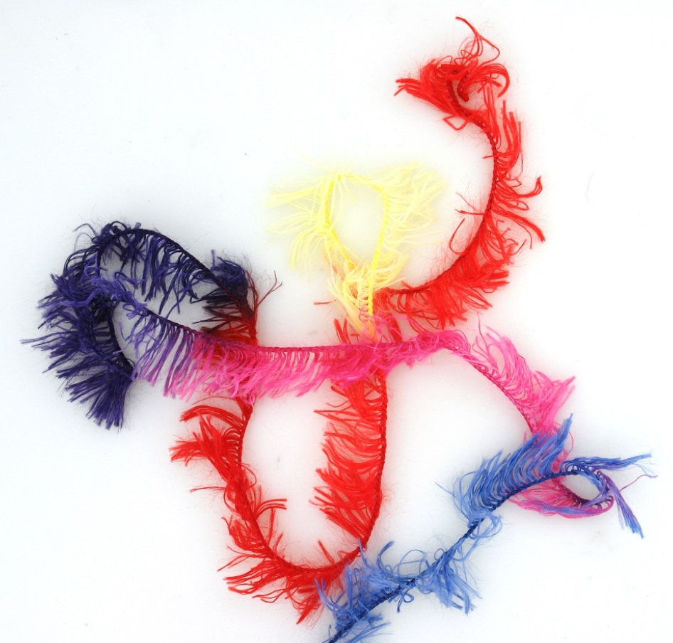 fancy knitting feather yarn