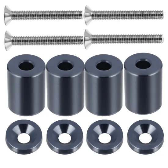 Hood Spacer Riser Engine Hood Ventilation Spacer Riser Kit for 6mm Universal 4 Colors