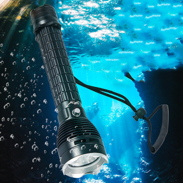 Professional Waterproof Diving Flashlight with XHP70 LED, Magnetic Switch & PX8 Rating: High Power & Multifunctional