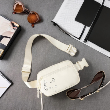 Lightweight Nylon Crossbody Waist Bag for Outdoor Use