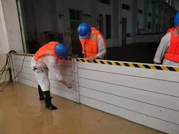 aluminum flood barrier garage flood gate panel