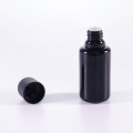 30ml Black Glass Bottle With Child-Resistant Caps