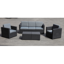 plastsoffa med 5 set