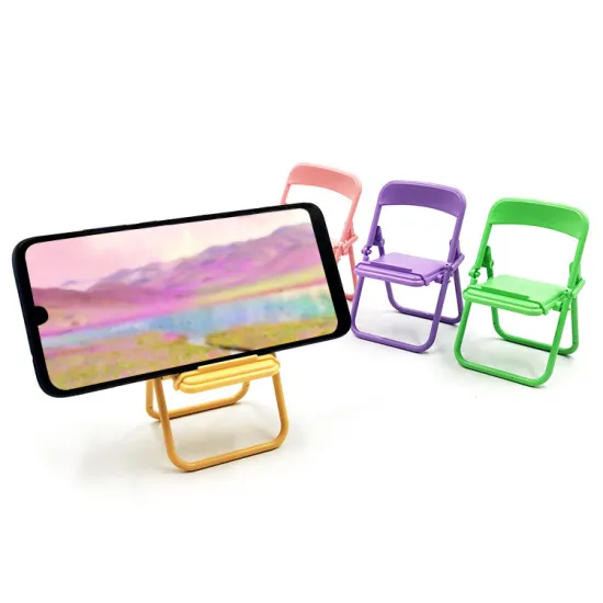 Universal Cute Chair Phone Holder: Space-Saving Desk Stand for Watching TV