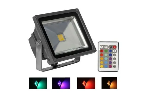 Epistar Cob 20 Watt 60hz Rgb Led Flood Light,energy Saving Outdoor Lighting For Squares