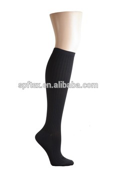 Fashion Ultimate Micro Fiber Travel Compression Socks (Black)