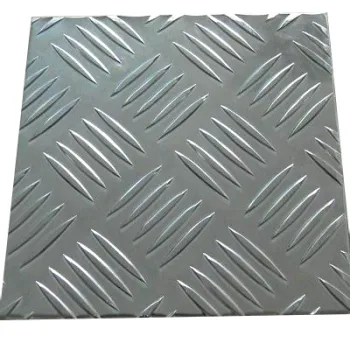 Diamond Plate Checkered Sheet - Bright Embossed 6061 Alloy Aluminum (1mm-8mm)
