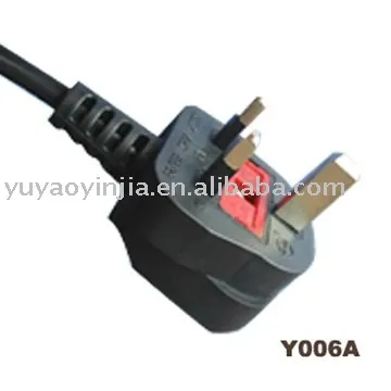 BS power cable /UK power cable/British power cable