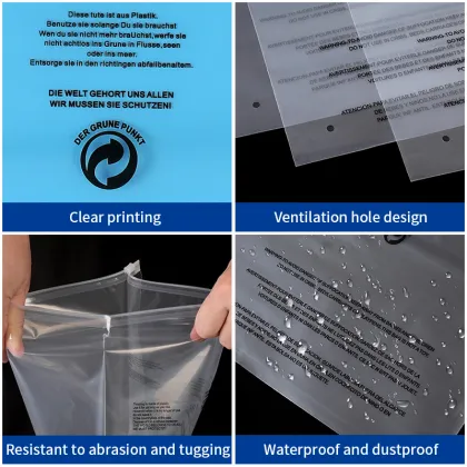 Choking Warning Zip Lock Bags