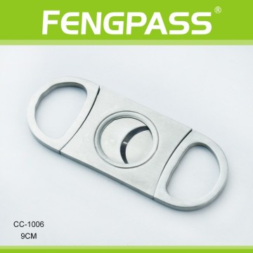 CC-1006 9.0cm Oval-Shaped Full Metal Cigar Cutter