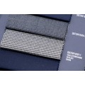 Black White Houndstooth Machine Washable Wool Fabric