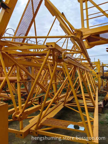 Used 8-Ton Flat Head Crane - T6515 5 Ton Tower Crane with 20 Meter Boom for Sale in Guangzhou, China