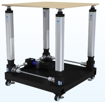 Electric linear actuator for scissor lift platform