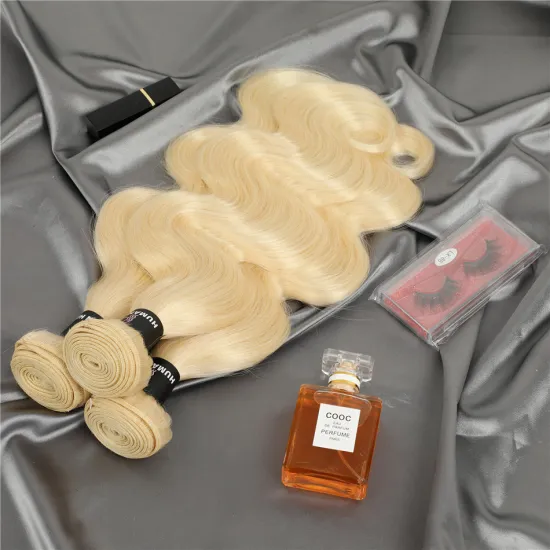 Raw Cambodian Straight Hair Bundle Extension WKS Pre Colored 613 Blonde 1b-27 30 Cuticle Aligned Virgin Human Hair Extension