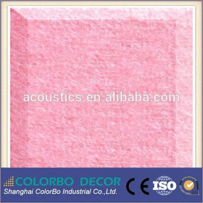 Polyester fiber sound insulation materials for auditorium