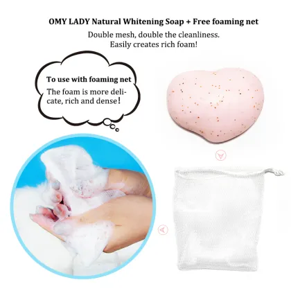 Handmade Black Oily Skin Care Soap for Skin Lightening and Whitening with Zero Artificial Extracts