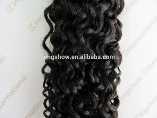 2016 China hair manufacturer curl remy humanhair weaving