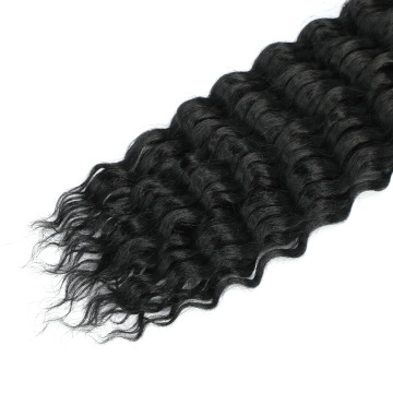 1B Single End Curly Tip synthetische Faux Locs