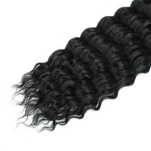 1B Single End Curly Tip synthetische Faux Locs