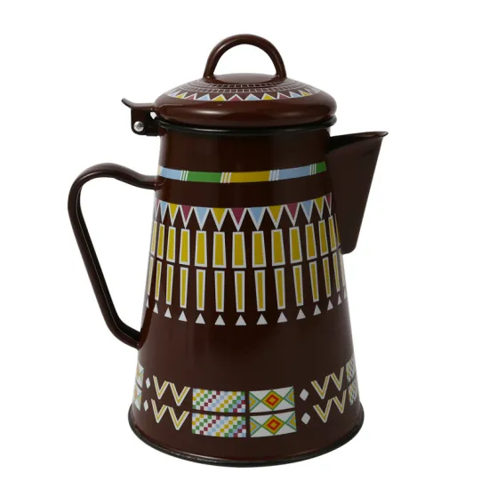 1.2L High Quality Enamel Camping Water Coffee Teapot for Drinkware and Tableware