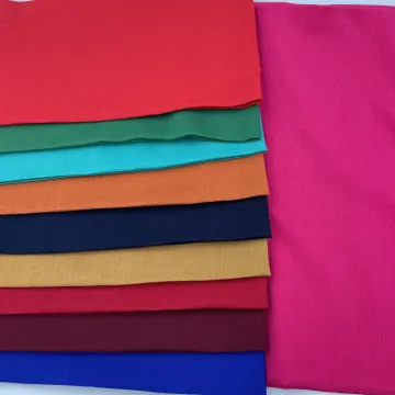Dyed Plain Weave Pure Color 100% Rayon Cloth