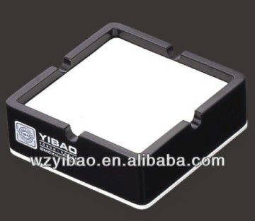 zinc alloy and aluminium metal square ashtray, promotional gift for smoking accessory ashtray