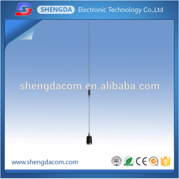 144/430MHz VHF UHF dual band long range NMO mobile stainless steel whip antenna