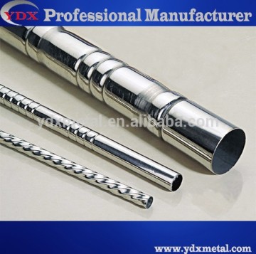 SUS 201 Stainless Steel twisted Pipe for scaffolding or handrailings with competitive price