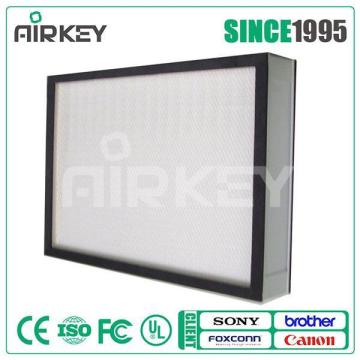0.3 micron Hepa air intake filter to purify the air