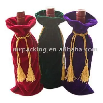 Velvet Wine Bags