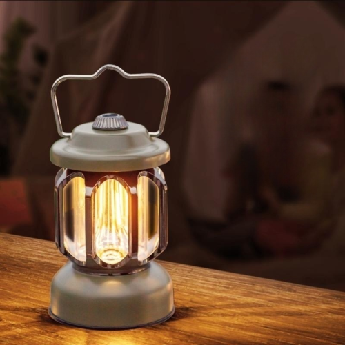 રિચાર્જ રેટ્રો મેટલ કેમ્પિંગ લાઇટ પોર્ટેબલ વોટરપોર આઉટડોર આઉટડોર ટેન્ટ લાઇટ ઇમરજન્સી લાઇટિંગ પાવર નિષ્ફળતા માટે