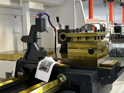 CK6152E Lathe with FANUC Electric Turret