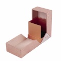 Caja de perfume de papel rosa personalizado de lujo