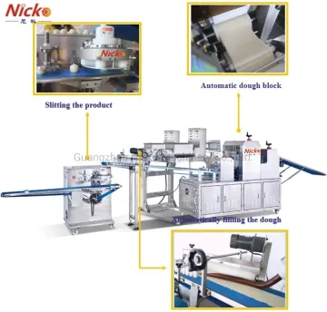 Stainless Steel Bakery Equipment Automatic Croissant Production Line