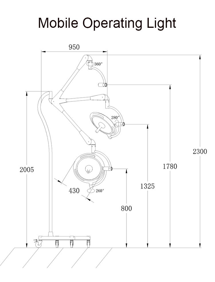 mobile operating light