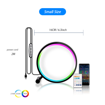 Customized RGB LED Desk Lamp: BT App Control, Rechargeable, Dimmable, and Multicolor