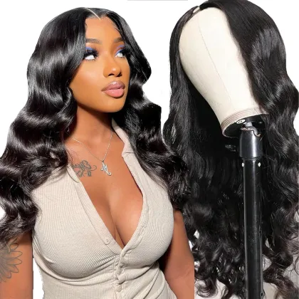 Body Wave U Part Wig For Women