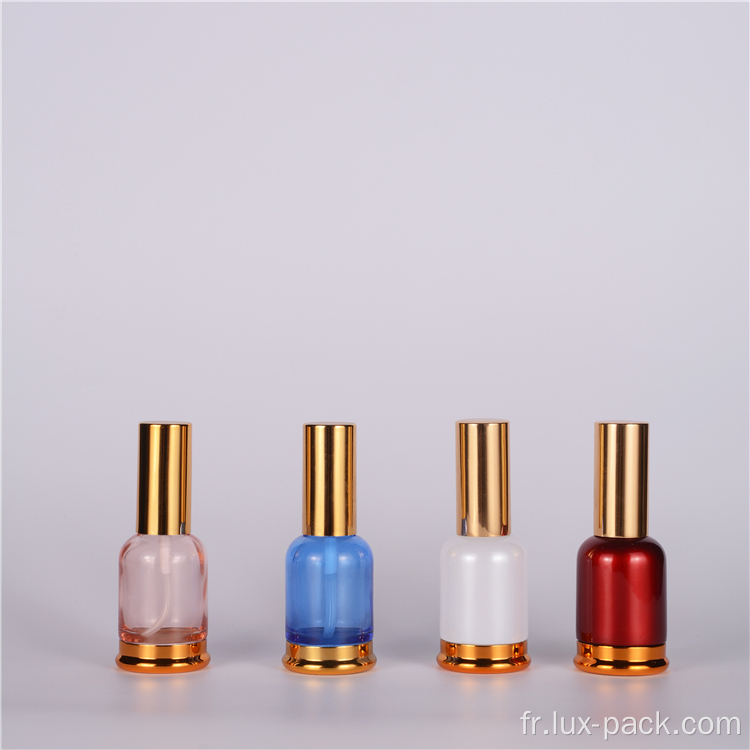 5 ml de bouteilles de verre de vernis à ongles personnalisés de luxe