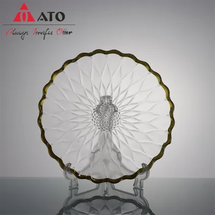 ATO Glass Fruit Plate Snack Plate Creative Plate