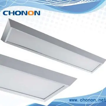 Green led panel light housing with classic quadrangle cover
