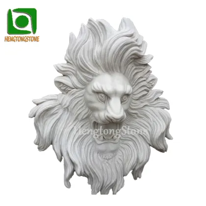 Chinese Style White Marble Dragon Wall Relief for Home Office Decoration